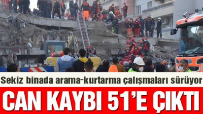 İzmir depreminde ölü sayısı 51’e çıktı