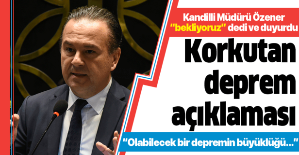 Her an 7’nin üzerinde deprem olabilir