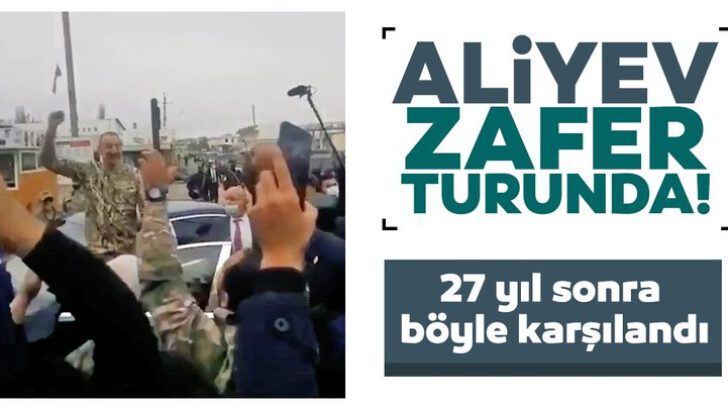 Aliyev’den cephe bölgesine ilk ziyaret