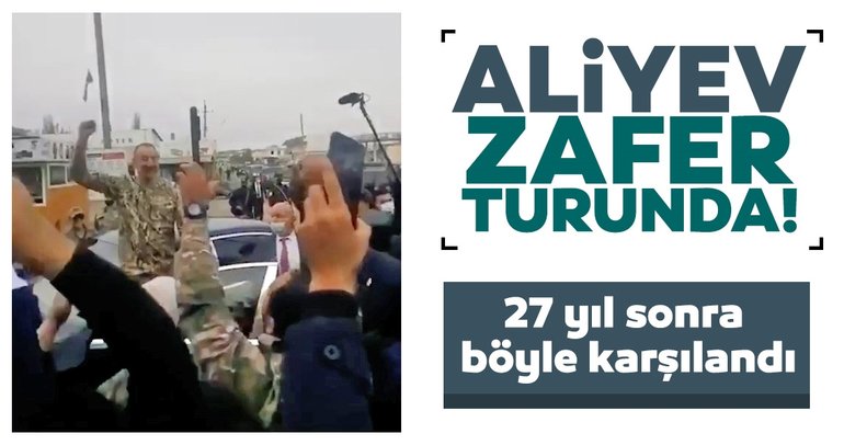 Aliyev’den cephe bölgesine ilk ziyaret