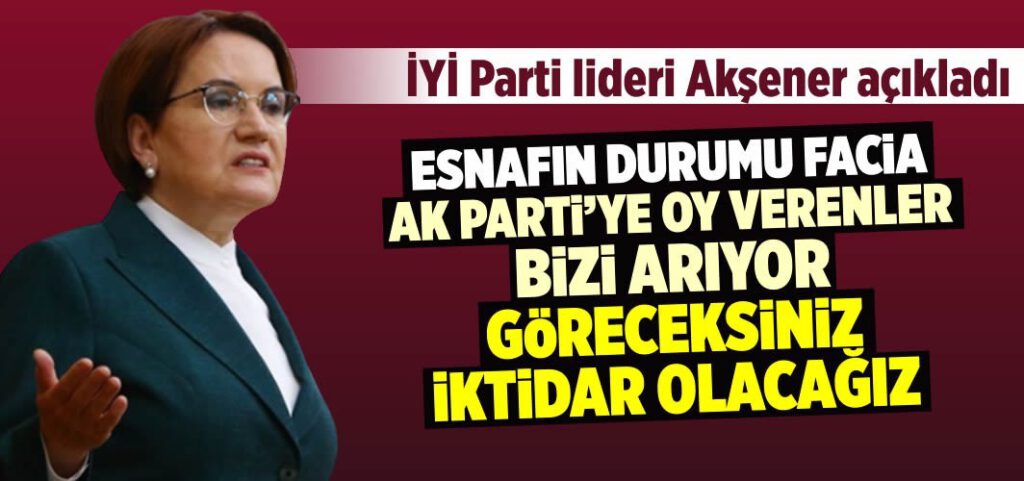 ‘Esnafın durumu facia!’