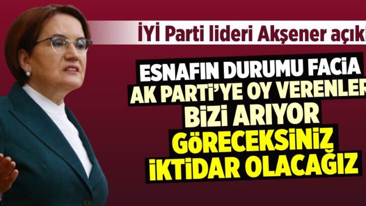 ‘Esnafın durumu facia!’