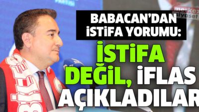 ‘İstifa değil, iflas’