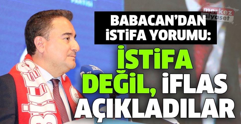 ‘İstifa değil, iflas’