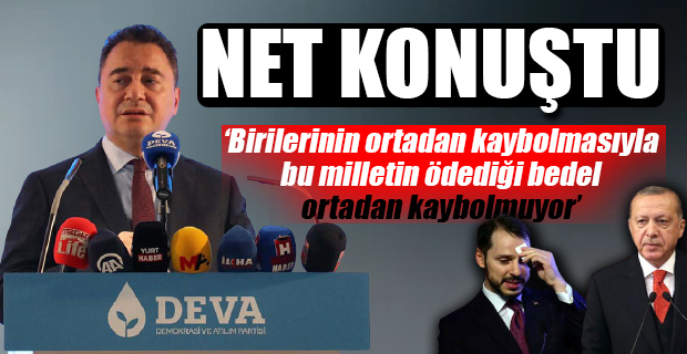 Babacan’dan Berat Albayrak’a çok sert eleştiri: Sorumluluktan kaçamazsınız