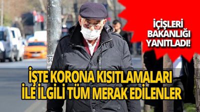 İçişleri, merak edilenleri yanıtladı