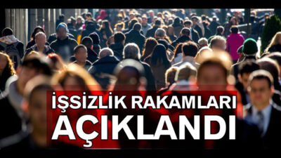 İşsizlik rakamları açıklandı