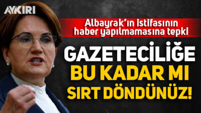 Akşener’den ‘istifa’ tepkisi