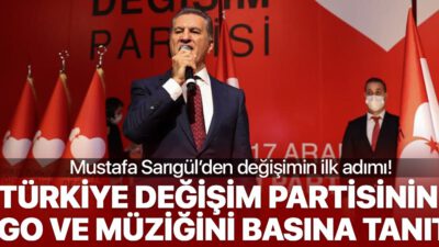 Sarıgül, partisinin logo ve müziğini tanıttı