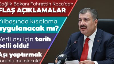 Bakan Koca’dan ‘aşıda risk’ açıklaması!