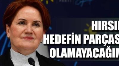 Bireysel hırsın parçası olmayacağım