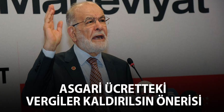‘Asgari ücretteki vergiler kaldırılsın’