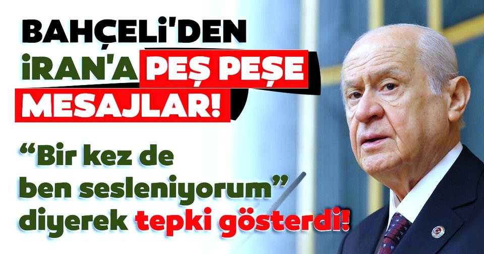 Bahçeli’den İran’a şiir tepkisi