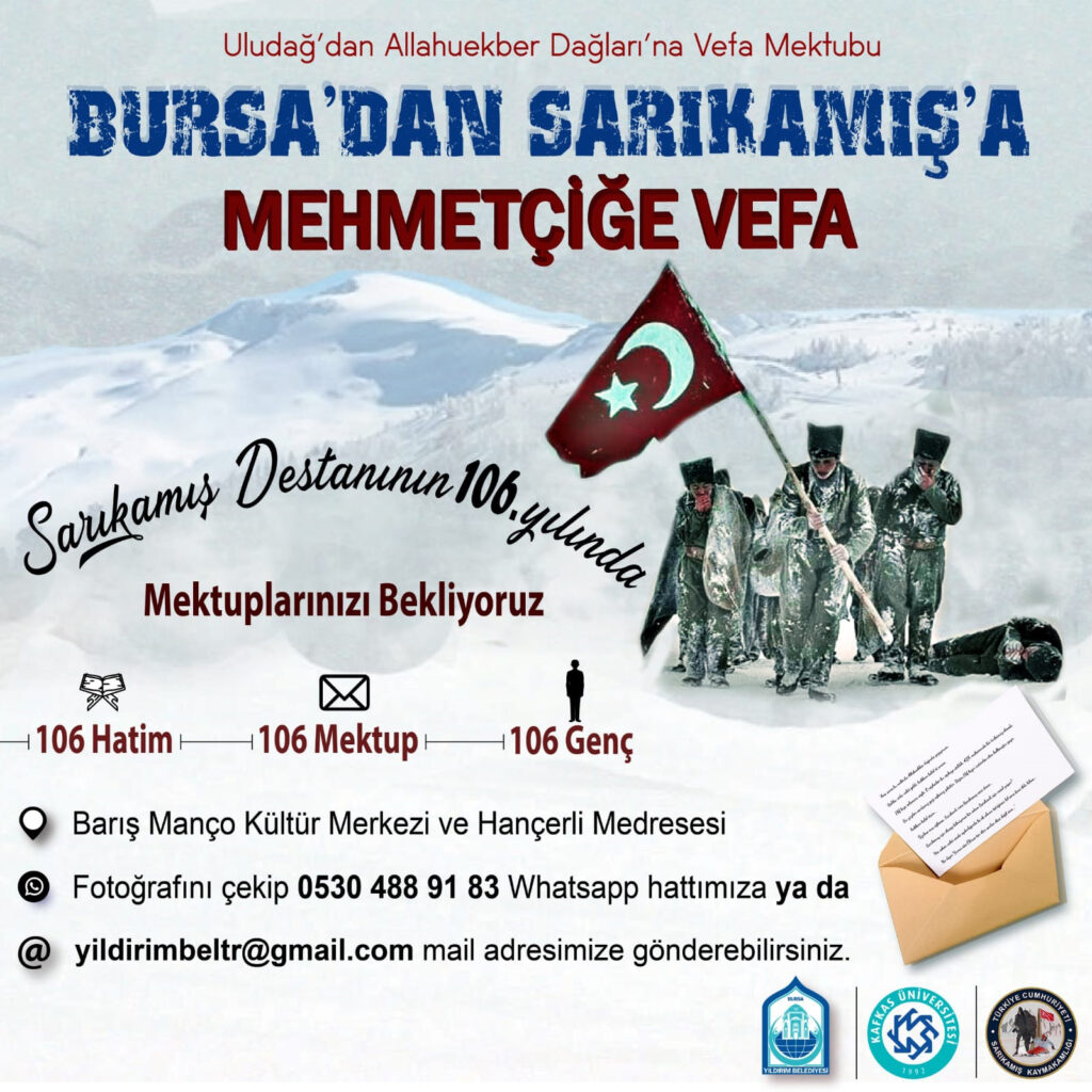 BURSA’DAN SARIKAMIŞ’A VEFA