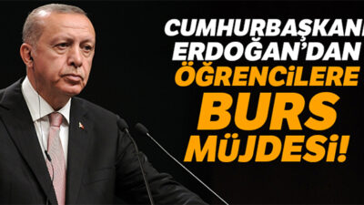 Erdoğan’dan öğrencilere burs müjdesi