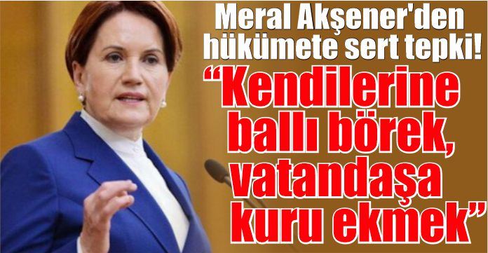 Kendileri Ballı Börek Götürüyor, Vatandaşa Kuru Ekmeği Reva Görüyor!