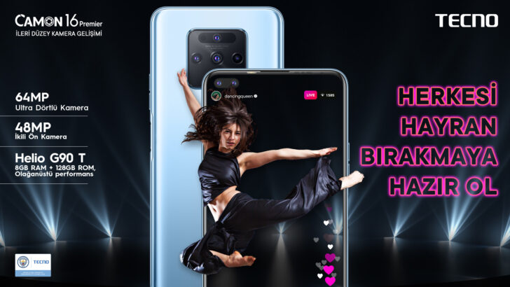 TECNO MOBILE, CAMON 16 Premier ile, Türkiye’ye İleri Düzey Kamera Gelişim teknolojisini getirdi.
