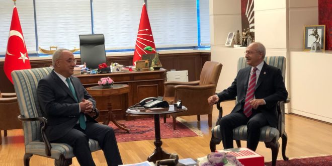 DSP Genel Başkanı AKSAKAL’dan, CHP Genel Başkanı KILIÇDAROĞLU’na ziyaret.