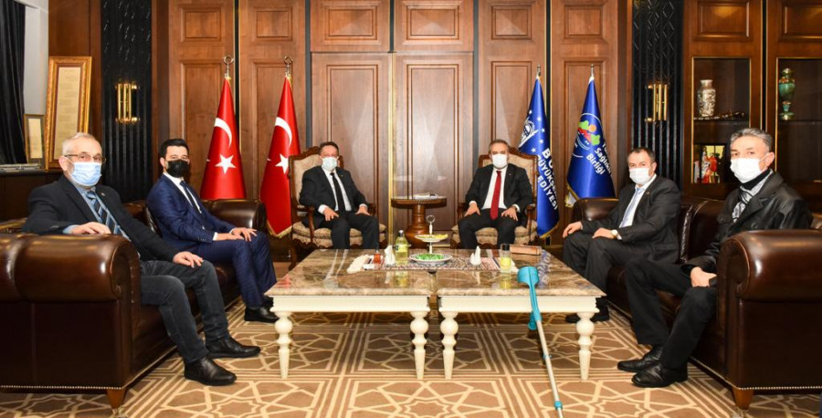 BBP’den Bursa Büyük Şehir Belediye Başkanı Aktaş’a ziyaret