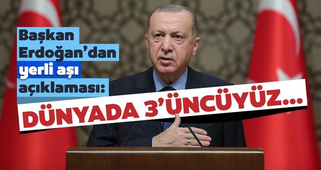 En çok aşı projesi yürüten 3’üncü ülke durumundayız