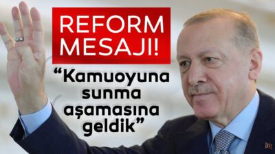 Erdoğan, “Hazırlıklarımız kamuoyuna sunma aşamasına geldi”