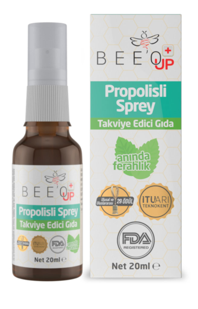 İhtiyaç duyduğunuz her an yanınızda; BEE’O UP Propolisli Sprey