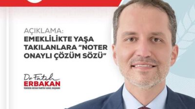 EMEKLİLİKTE YAŞA TAKILANLARA “NOTER ONAYLI ÇÖZÜM”