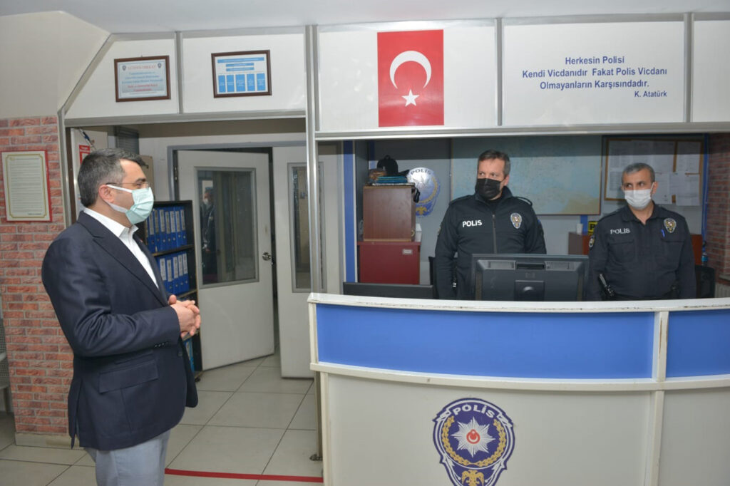 BAŞKAN YILMAZ’DAN 2021’E ÇALIŞARAK GİRENLERE ZİYARET