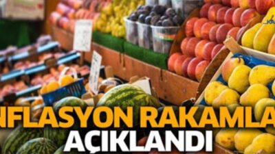 Enflasyon rakamları açıklandı