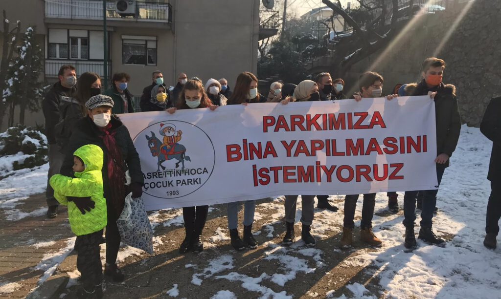 Kükürtlü sakinleri parklarından vazgeçmiyor