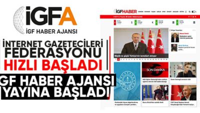 İGF Haber Ajansı (İGFA) yayın hayatında!