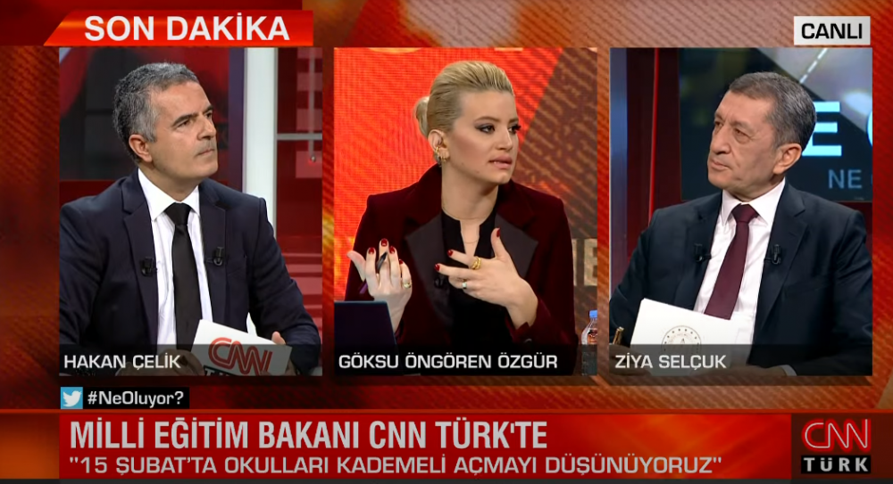 “15 Şubat’ta okulların açılması ilke kararı var”