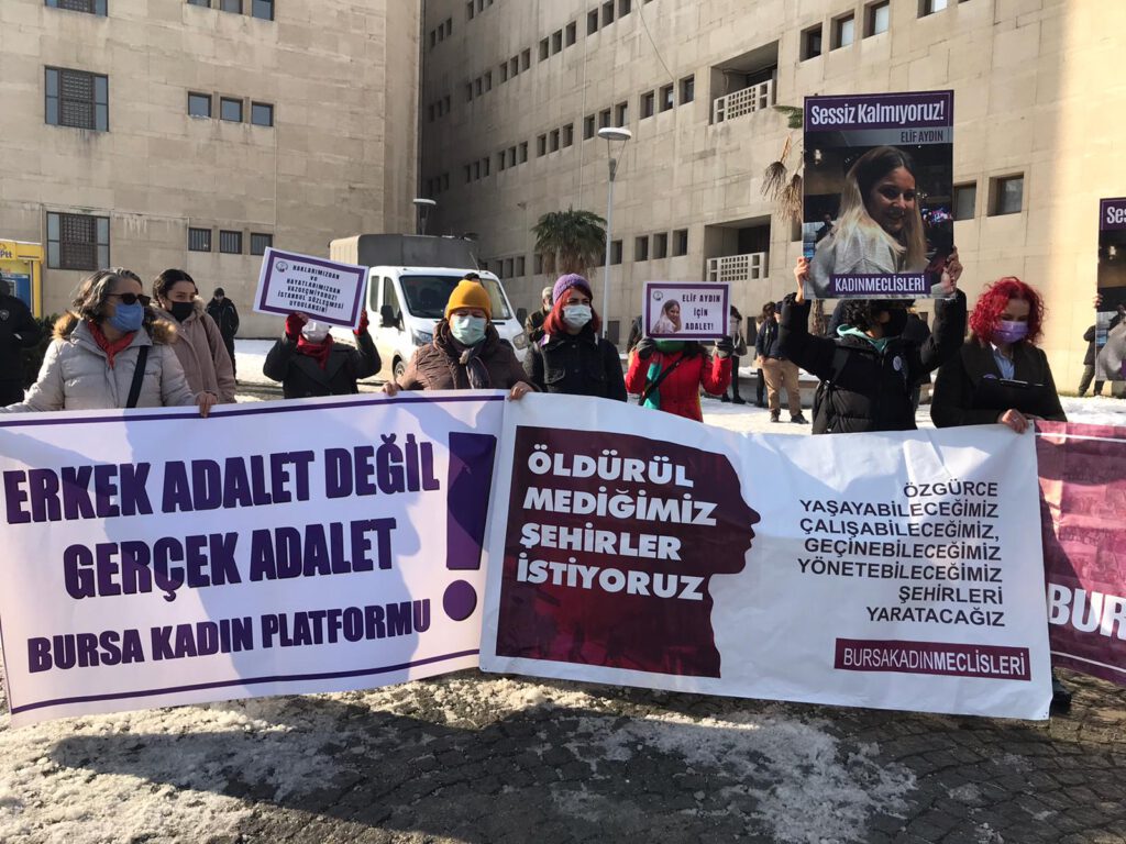 Elif Aydın gibi ve onlarca kadın katledilmesin demekten vazgeçmiyoruz!