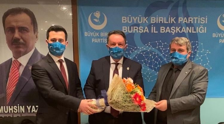 BBP BURSA İL BAŞKANLIĞINDA BAYRAK DEĞİŞİMİ….