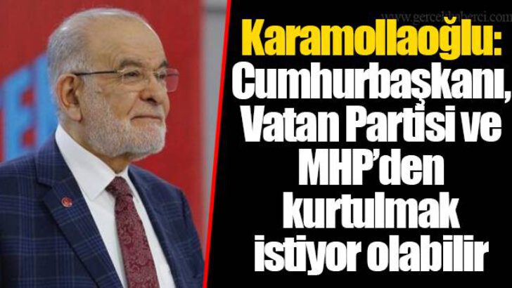 ‘Erdoğan, MHP’den kurtulmak istiyor’