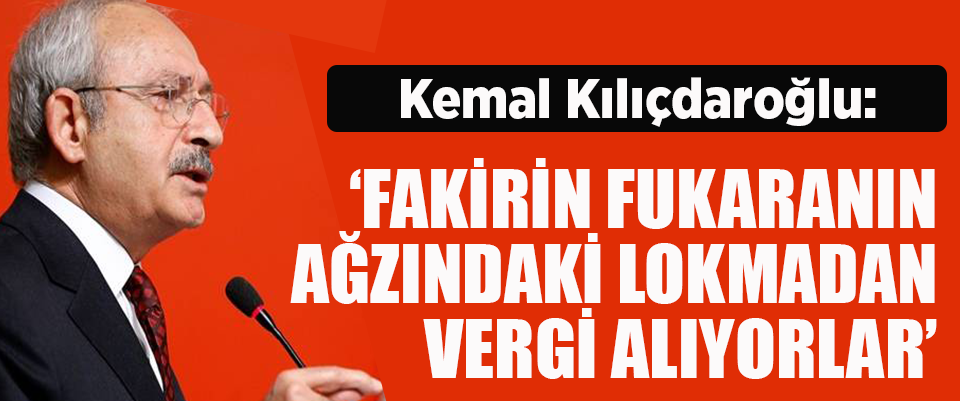 KILIÇDAROĞLU: “TEK NEDENİ ERDOĞAN’IN GÜNDEM YARATAMAMASI”
