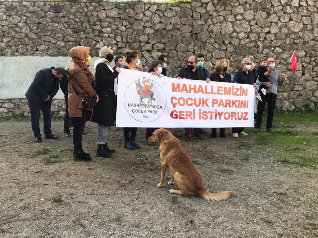 “Parkımızı geri istiyoruz”