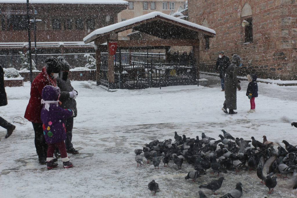 KAR YAĞDI KUŞLAR AÇ KALMASIN