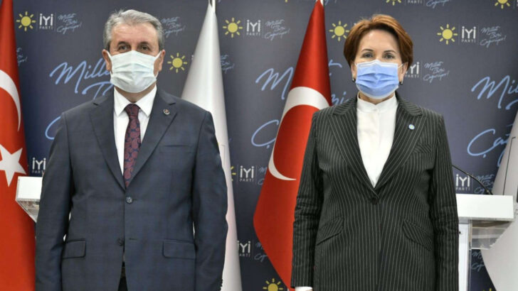 Destici’den Akşener’e ziyaret