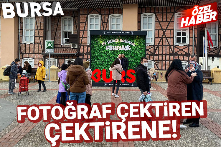 Bursa Büyükşehir Belediyesi 14 Şubat Sevgililer Günü’nü unutmadı