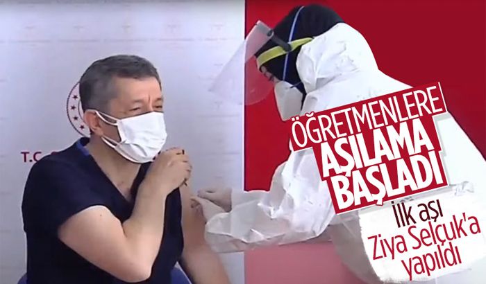 Öğretmenlere aşılama başladı