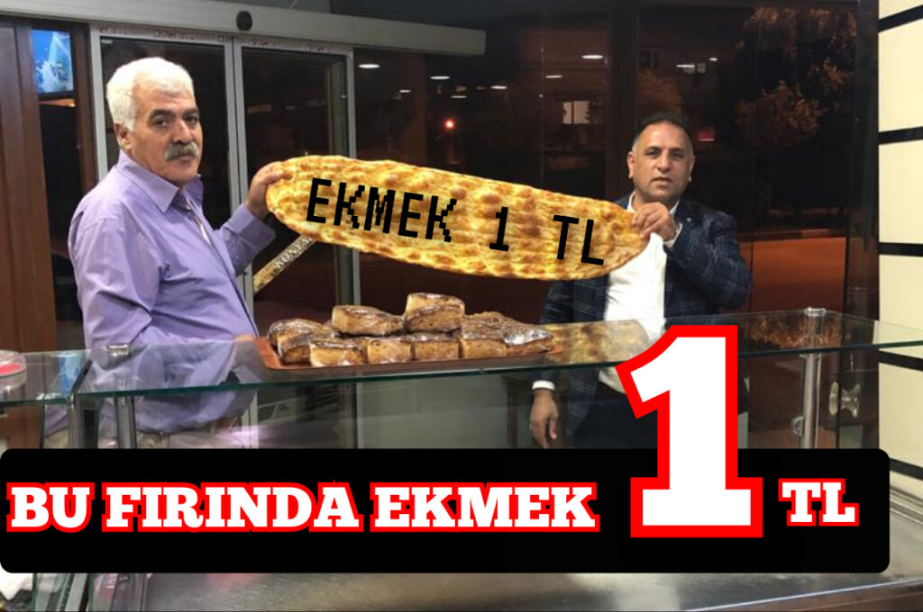 KRİZE İNAT EKMEK 1 TL