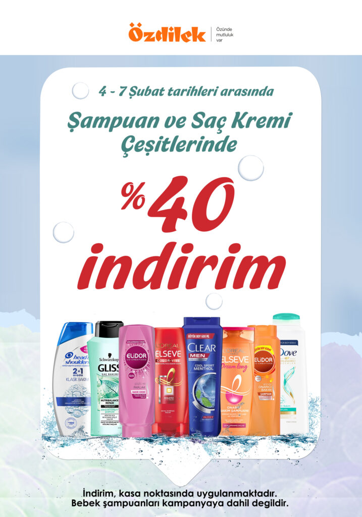 Özdilek’te Şahane İndirimler
