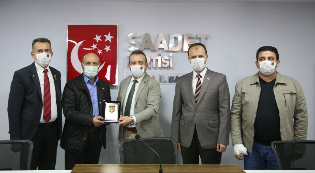 TÜMŞAD ŞUBE BAŞKANI METİN ŞENOL’DAN SAADET’E ZİYARET!