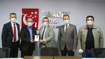 TÜMŞAD ŞUBE BAŞKANI METİN ŞENOL’DAN SAADET’E ZİYARET!