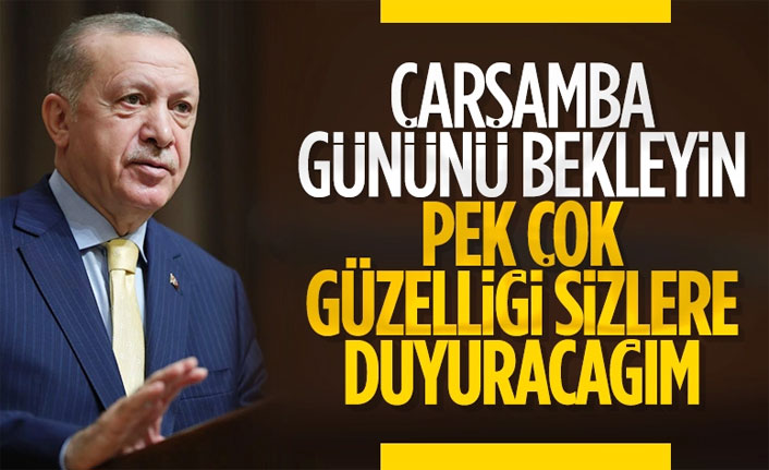 Çarşamba günü sizlere birçok güzellikleri takdim edeceğim