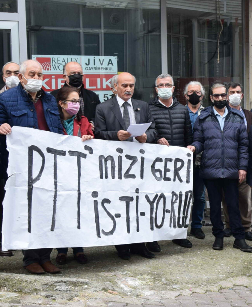 PTT’YE KAPALI ŞUBE TEPKİSİ!