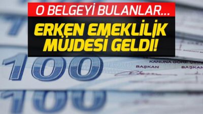 Yıpranma payı arttı… Erken emeklilik şansı yükseldi…