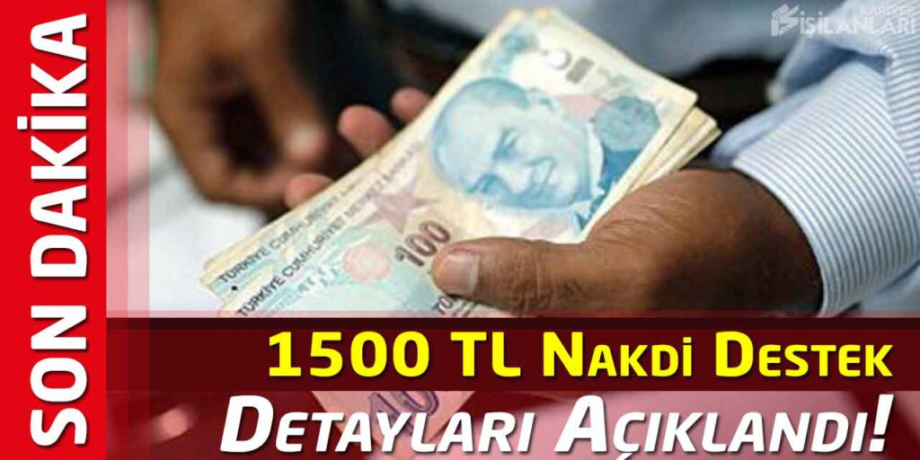Detaylar belli oldu! Kişi başı 1500 TL ödeme…