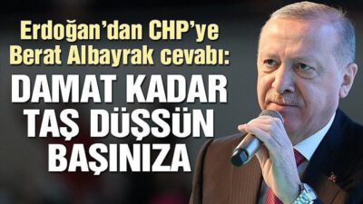 Erdoğan: Damat kadar taş düşsün başınıza